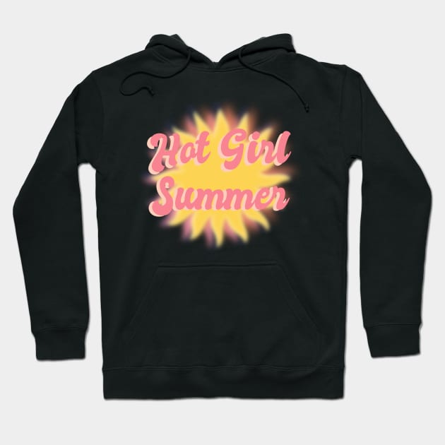 hot girl summer sun - large Hoodie by JuneNostalgia